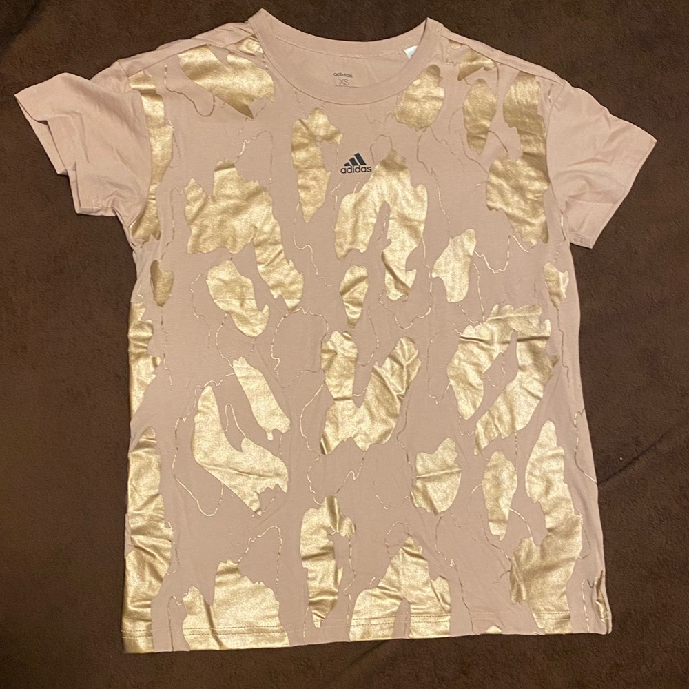 Adidas printed tee shirt